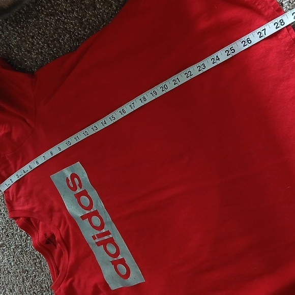 Adidas mens red amplifier tee shirt size XL - Picture 8 of 10